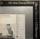 S. D. Burman - All-Time Favorites Of Music Director S.D. Burman (In Memoriam) (Vinyl)